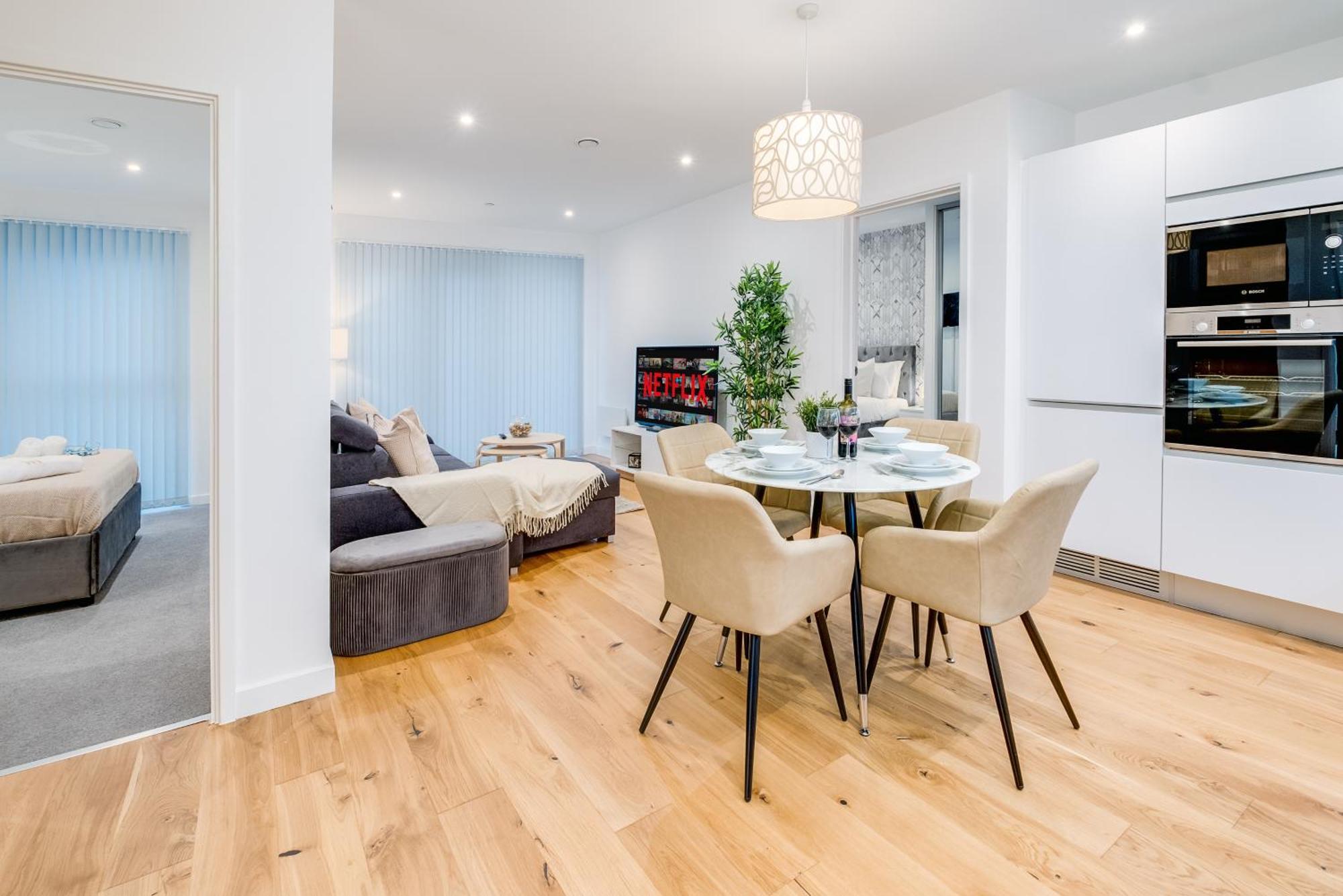 Pluxa Creme Opulence 5 Star Beautiful High End Apartment In Birmingham City Centre Exterior foto